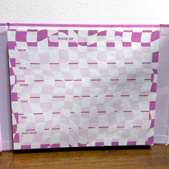 Weekly Organizer Planner Undated Pad Sticky Notes Accordion Envelope - Picture 4 of 7